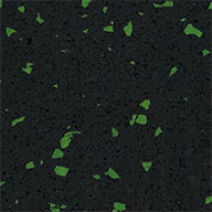 Green - 10%1-1/4" Fit Rubber Tiles