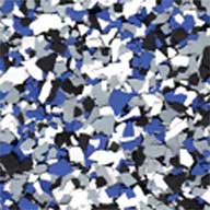 Black/White/Royal Blue/GrayArmorpoxy Flake Polyaspartic Flooring Kit