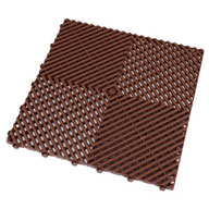 Chocolate BrownSwisstrax Ribtrax Tiles