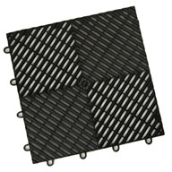 Midnight BlackVented Grid-Loc Tiles™