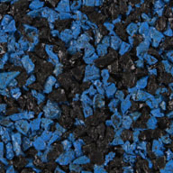 Blue/Black 1" Rubber Gym Tiles