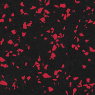 Bright Red - 20% 1" Monster Rubber Tiles